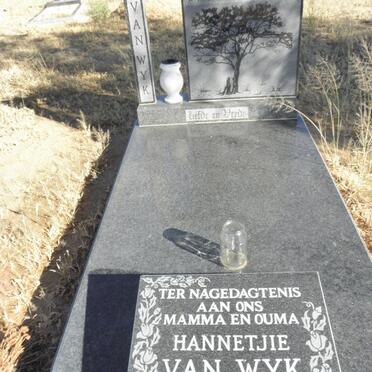 WYK Banie, van 1927-2007 &amp; Hannetjie 1925-2010