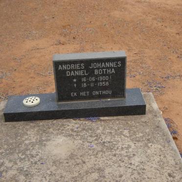 BOTHA Andries Johannes Daniel 1900-1958