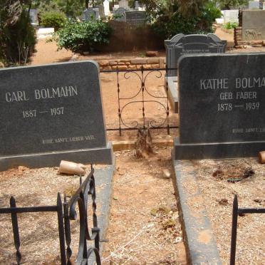 BOLMAHN Carl 1887-1957 &amp; Kathe FABER 1878-1959