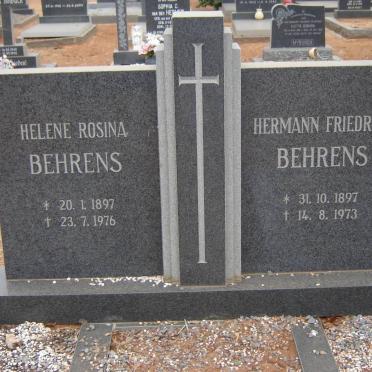 BEHRENS Hermann Friedrich 1897-1973 &amp; Helene Rosina 1897-1976