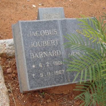 BARNARD Jacobus Joubert 1901-1967