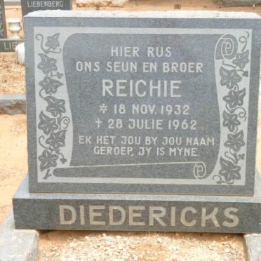DIEDERICKS Reichie 1932-1962