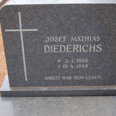 DIEDERICHS Josef Mathias 1906-1968