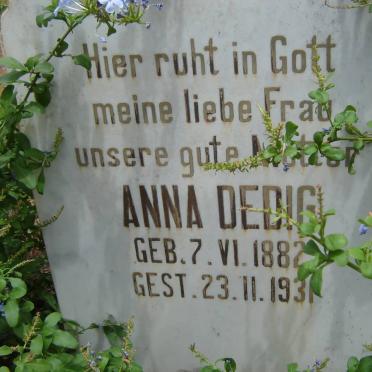 DEDIG Anna 1882-1931