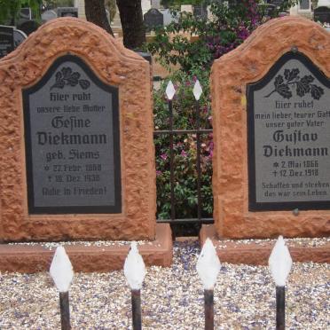 DIEKMANN Gustav 1866-1918 &amp; Gesine SIEMS 1868-1936