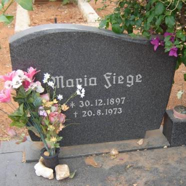 FIEGE Maria 1897-1973