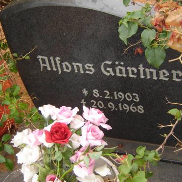 GÄRTNER Alfons 1903-1968