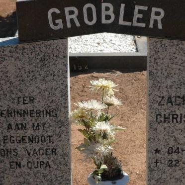 GROBLER Zacharias Christiaan 1923-1991