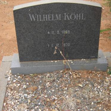 KOHL Wilhelm 1899-1973