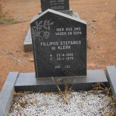 KLERK Fillipus Stefanus, de 1900-1976
