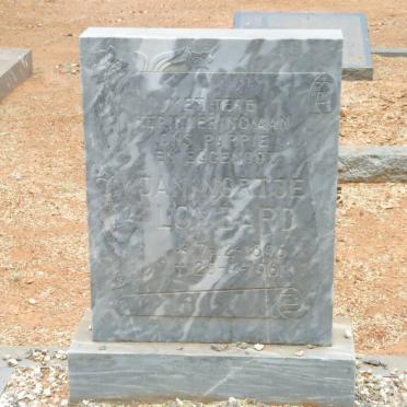 LOMBARD Jan Nortje 1896-1961