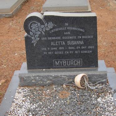 MYBURGH Aletta Susanna 1919-1968