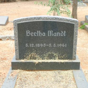 MANDT Bertha 1895-1961