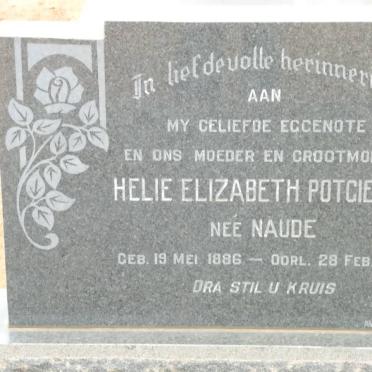POTGIETER Helie Elizabeth nee NAUDE 1886-1968