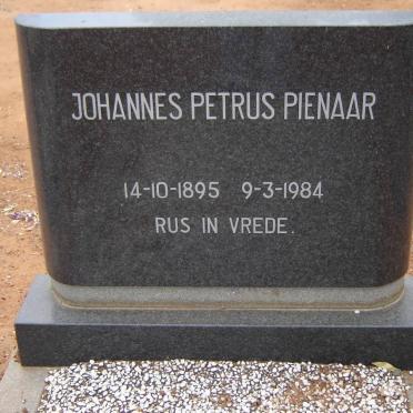 PIENAAR Johannes Petrus 1895-1984