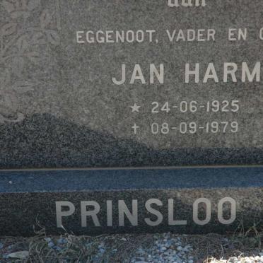 PRINSLOO Jan Harm 1925-1979
