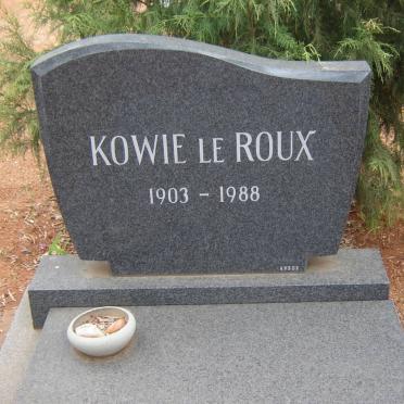 ROUX Kowie, le 1903-1988