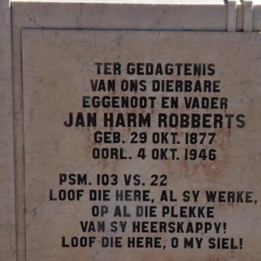 ROBBERTS Jan Harm 1877-1946