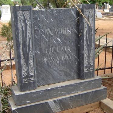 VAHLE C.W. 1906-1956