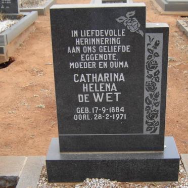 WET Catharina Helena, de 1884-1971