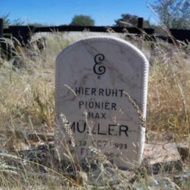MÜLLER Max 1883-1904