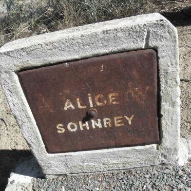 SOHNREY A. Alice ?