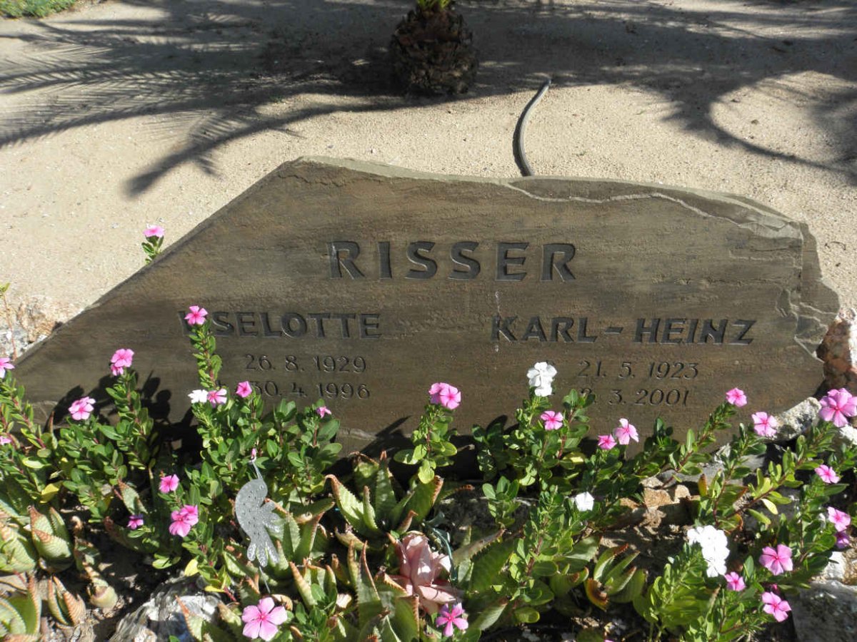 RISSER Karl-Heinz 1923-2001 & Liselotte 1929-1996