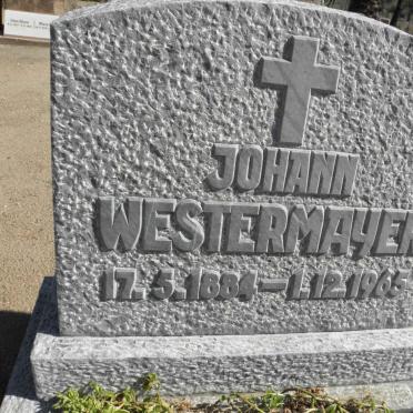 WESTERMAYER Johann 1884-1965