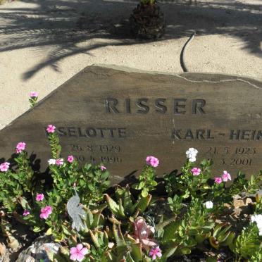 RISSER Karl-Heinz 1923-2001 &amp; Liselotte 1929-1996