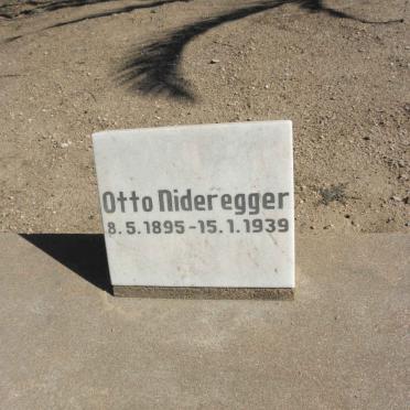 NIDEREGGER Otto 1895-1939