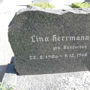 HERRMANN Lina nee BUNDSCHUH 1906-1965