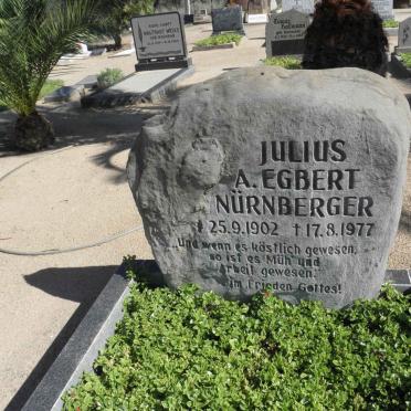 NURNBERGER Julius A. Egbert 1902-1977