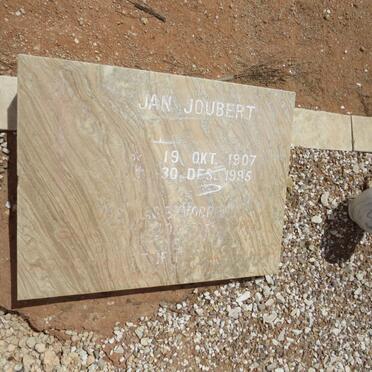 JOUBERT Jan 1907-1995 