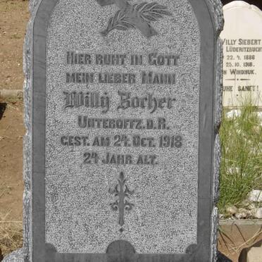 BORHER Willy -1918