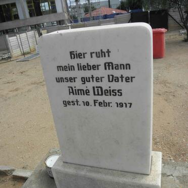 WEISS Aime -1917