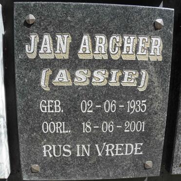 ARCHER Jan 1935-2001