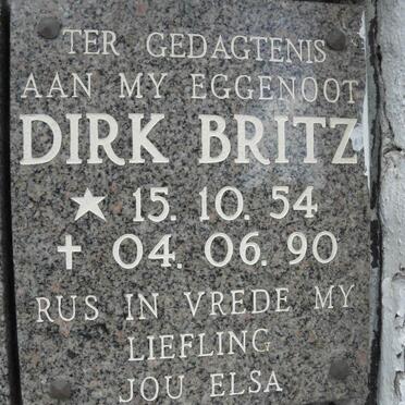 BRITZ Dirk 1954-1990