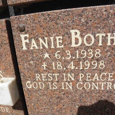 BOTHA Fanie 1938-1998