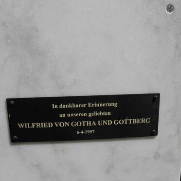 GOTTBERG Wilfried, VON GOTHA -1997