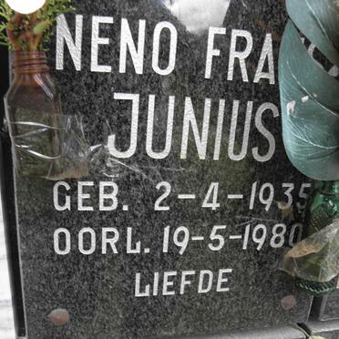 JUNIUS Neno Fra? 1935-1980