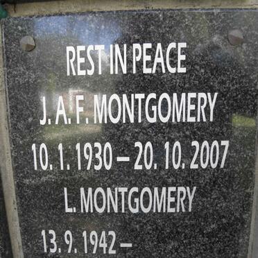 MONTGOMERY J.A.F. 1930-2007 &amp; L. 1942-