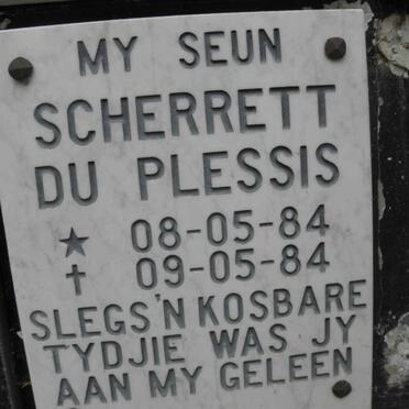PLESSIS Scherrett, du 1984-1984