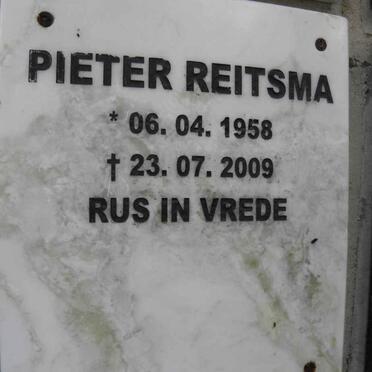 REITSMA Pieter 1958-2009