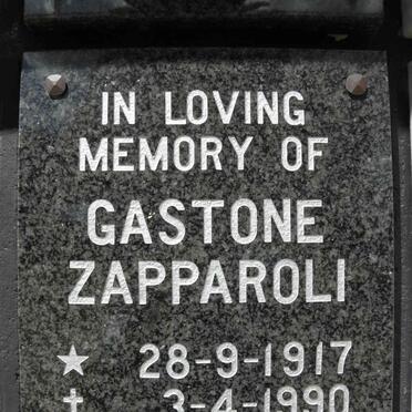 ZAPPAROLI Gastone 1917-1990