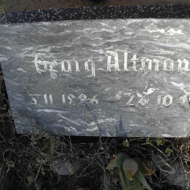 ALTMANN Georg 1886-1961