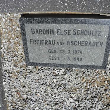 ASCHERADEN Else Schoultz, von 1874-1949
