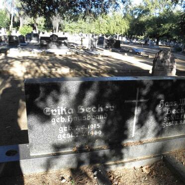 BECKER Hans Martin 1901-1981 &amp; Erika HAUSBRAND 1915-1969