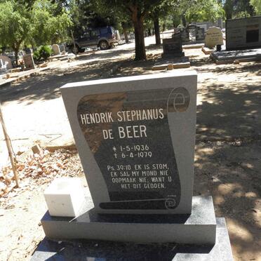BEER Hendrik Stephanus, de 1936-1979