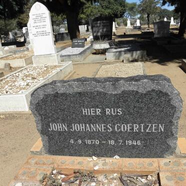 COERTZEN John Johannes 1870-1946