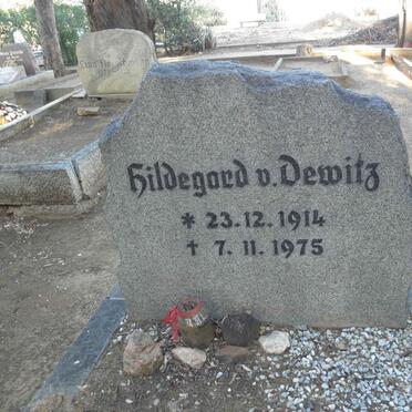 DEWITZ Hildegard, v. 1914-1975